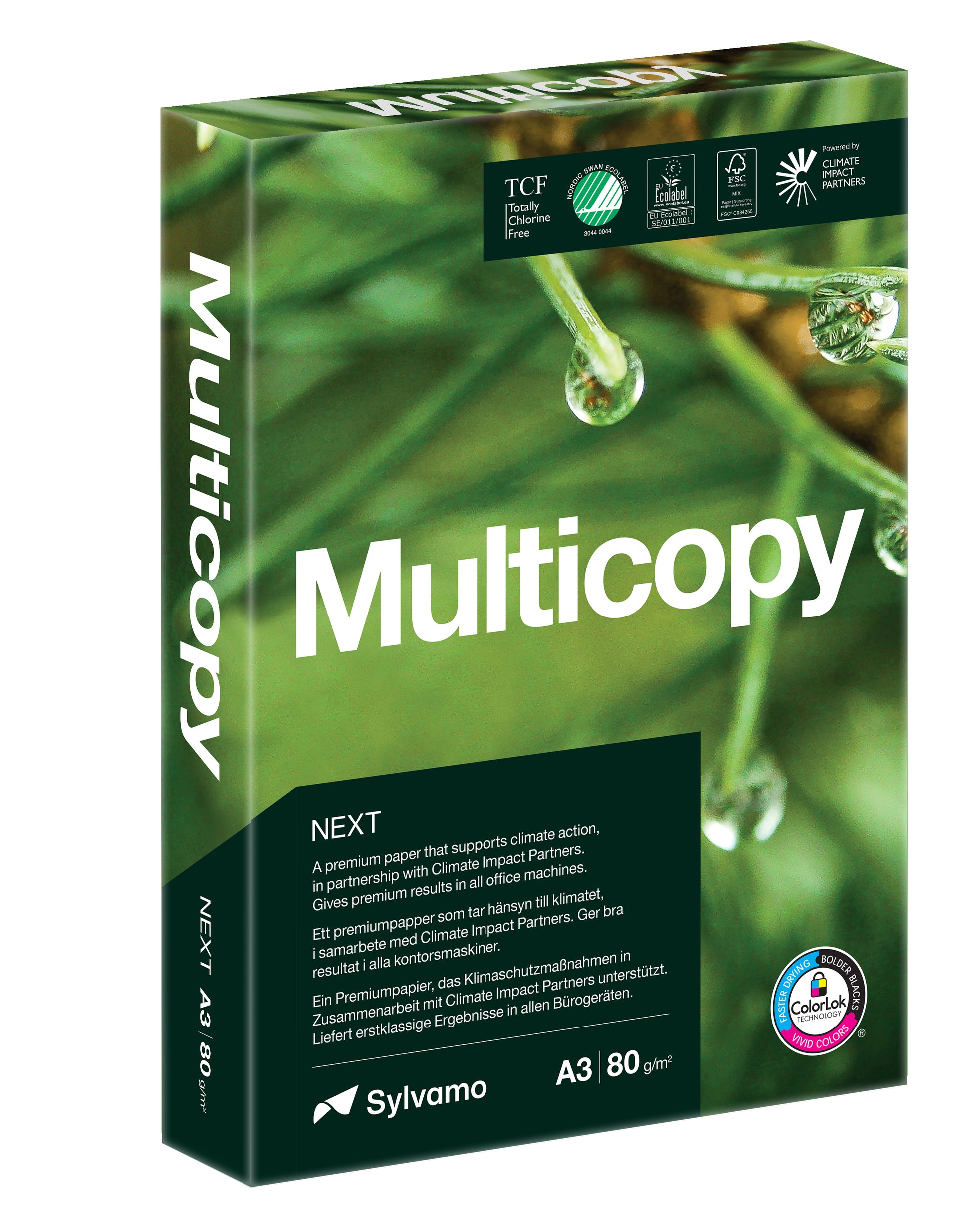 MultiCopy next Kopierpapier matt weiss – A3, 80 g/m², 500 Blatt