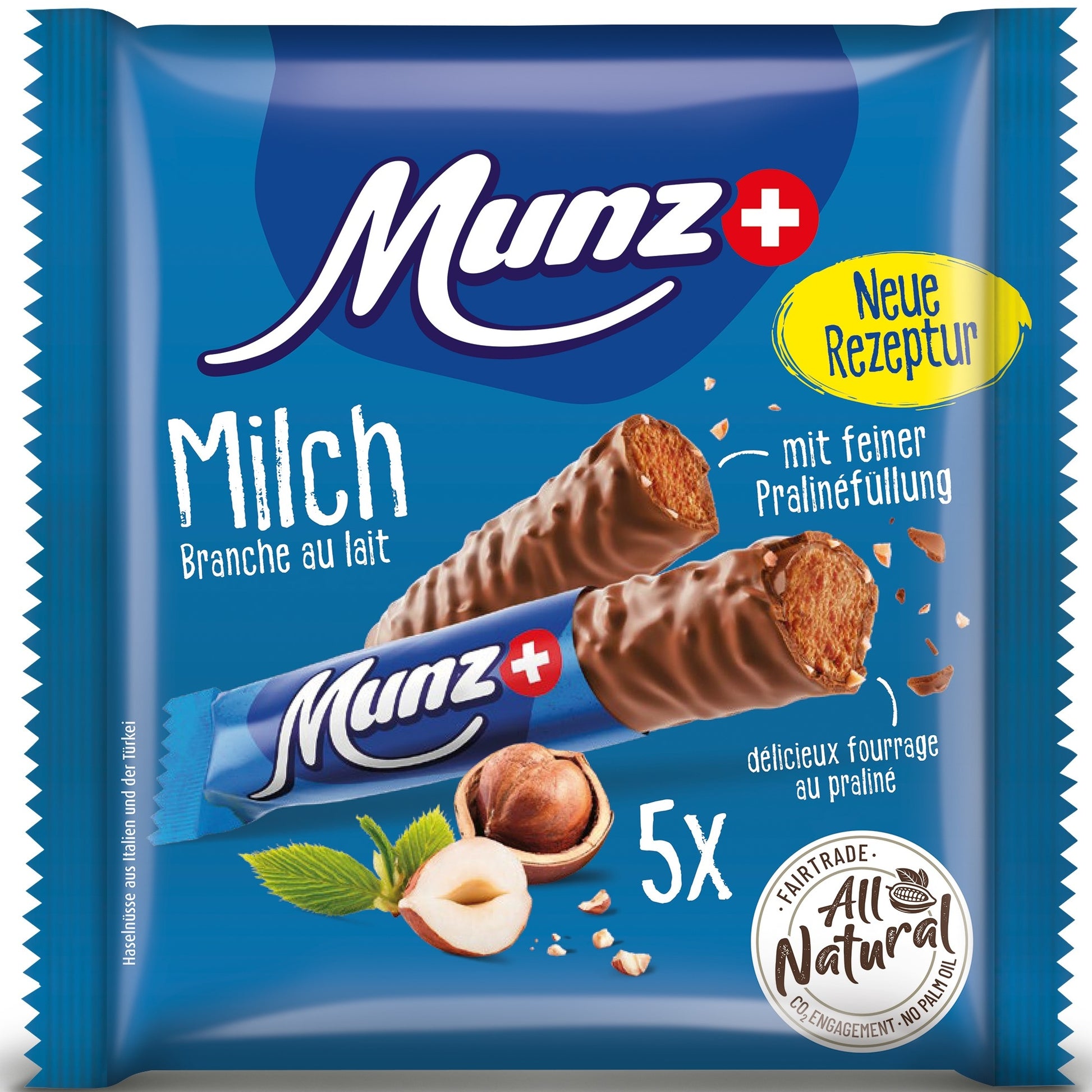 Munz Schokoriegel – Milch – 5 × 23 g