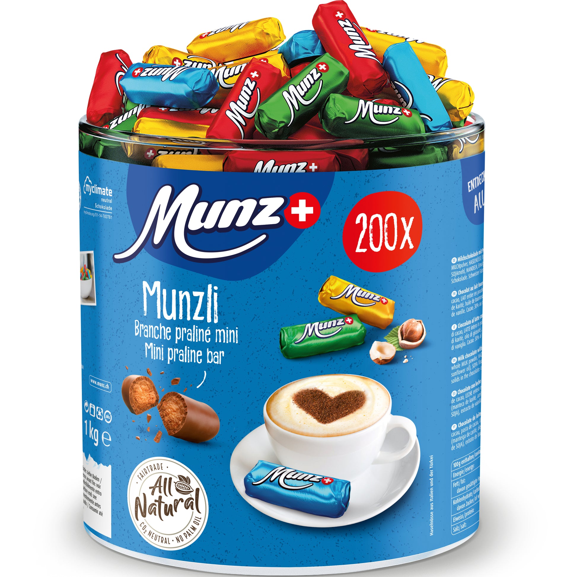 Munz li Pralinés – Milchschokolade – 1,074 kg
