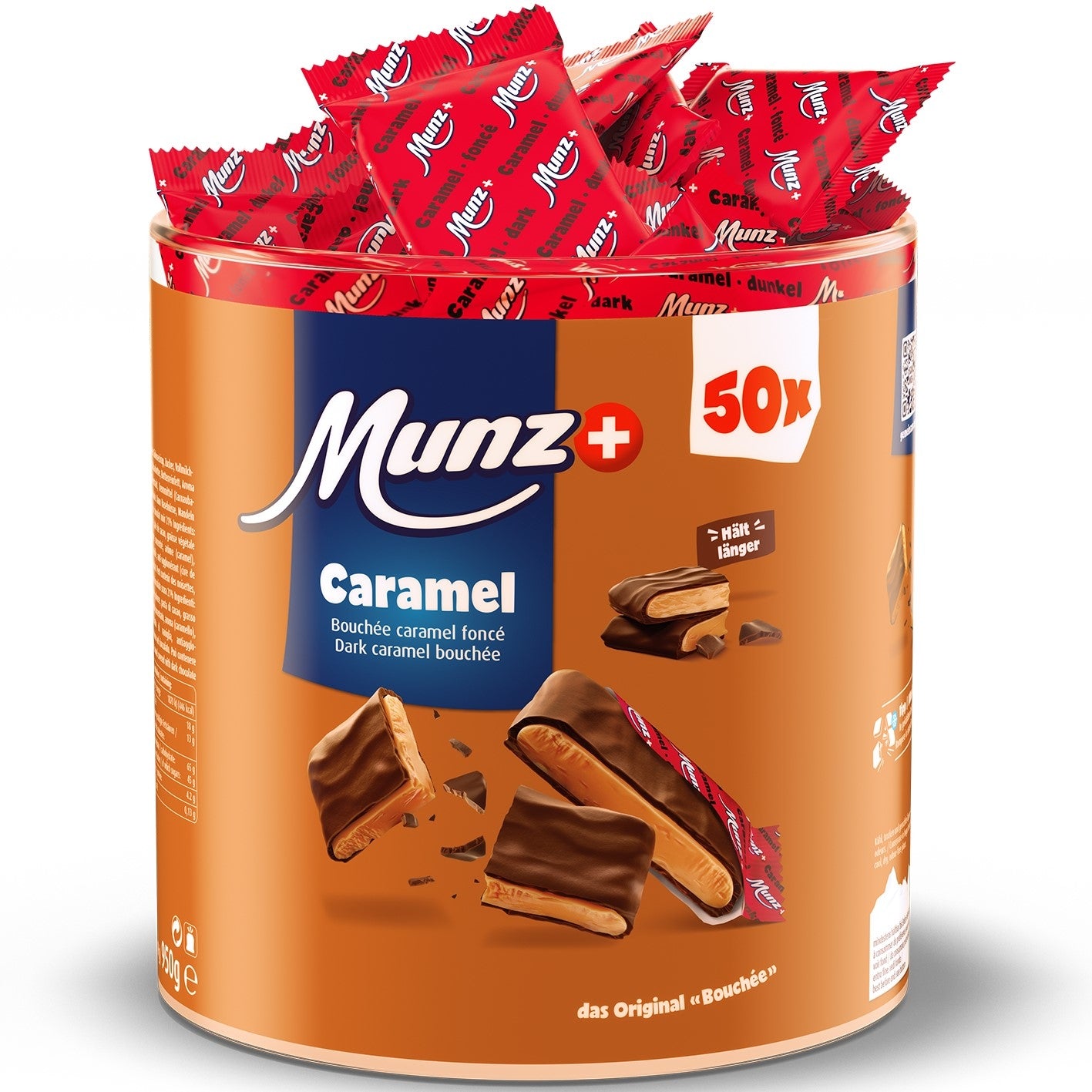 Munz Caramel Pralinés – Karamell, dunkle Schokolade