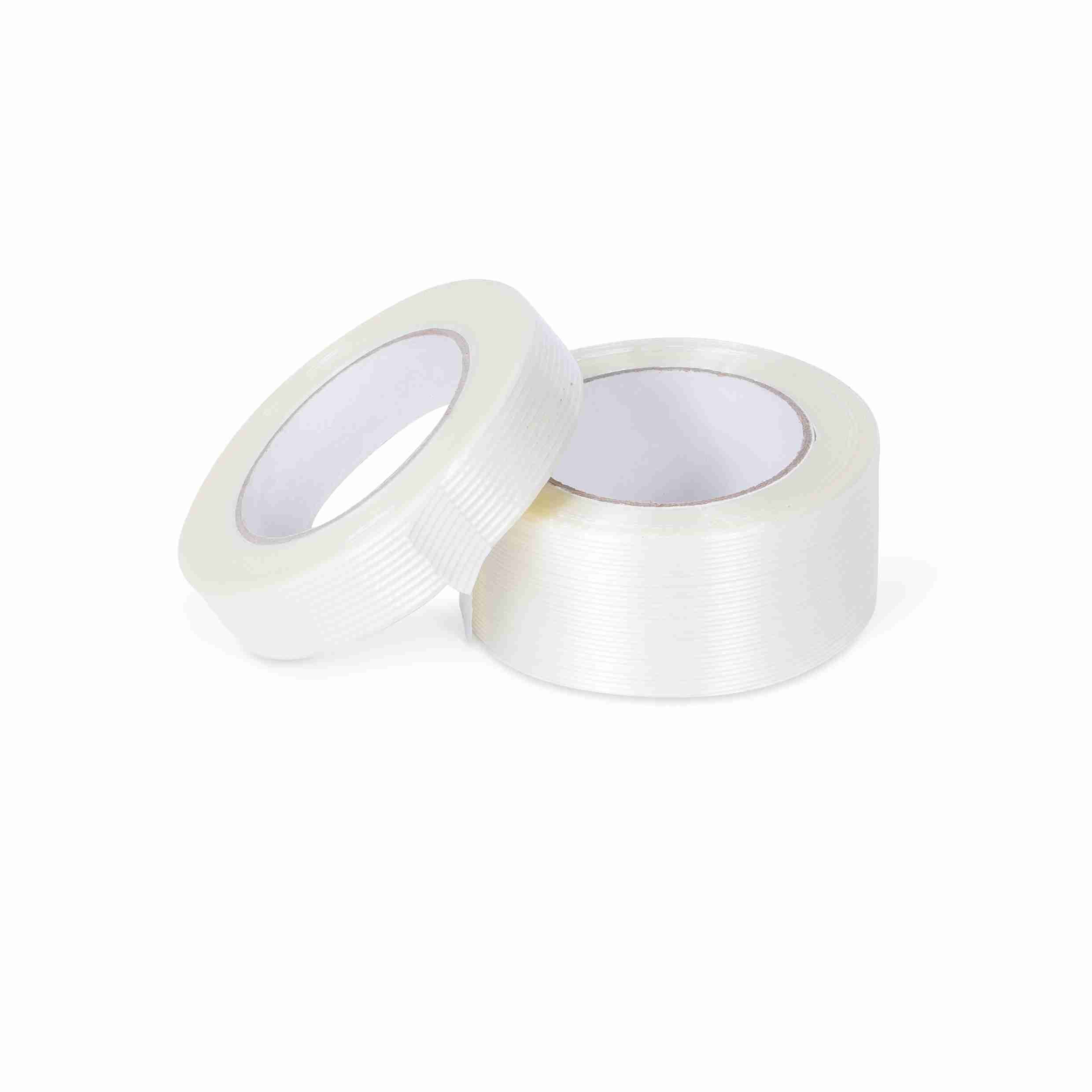 Model Filamentband – PP, längsverstärkt, 50 mm × 50 m, transparent
