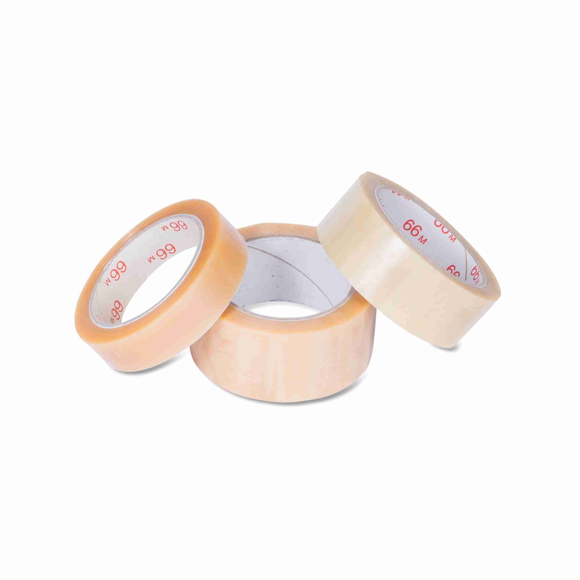 Model – Verpackungsklebeband, PVC, transparent – 38 mm × 66 m – 1 Palette (3'168 Stk.)