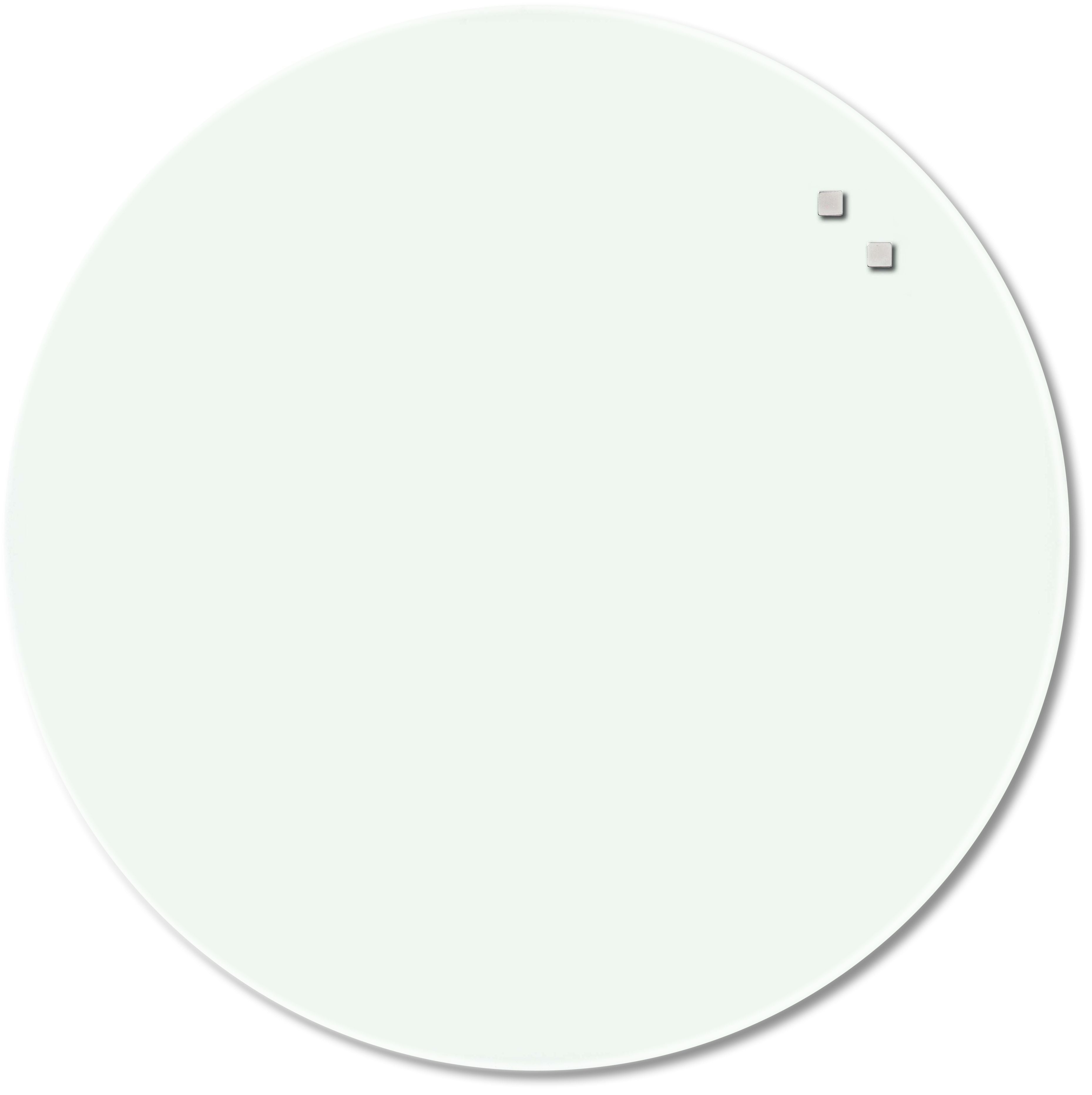 Naga 10602 Glasboard – weiss, magnetisch – Ø 49,2 cm