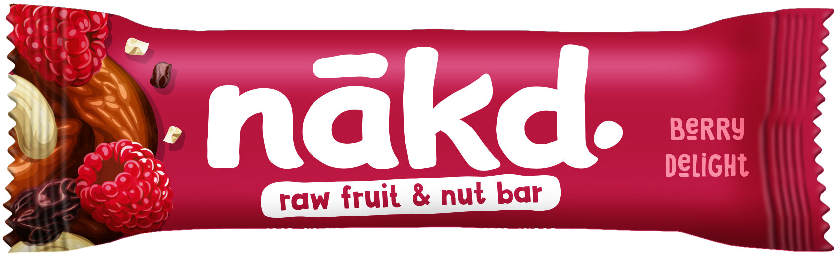 NAKD Berry Delight Riegel – vegan, glutenfrei – 18 Stück