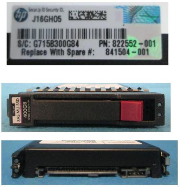 HPE 2,5" SAS SSD – 400 GB, 12 Gbit/s