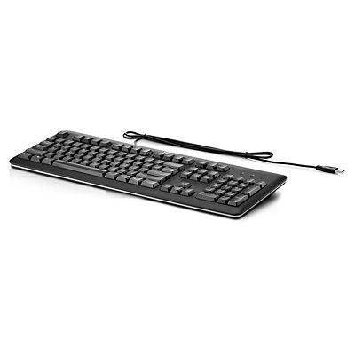 HP Tastatur – kabelgebunden, USB – schwarz