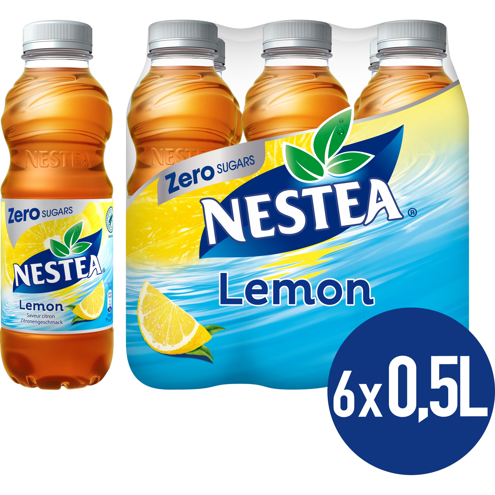 Nestle NESTEA – Ice Tea Zero, Zitrone, zuckerfrei – 5 dl