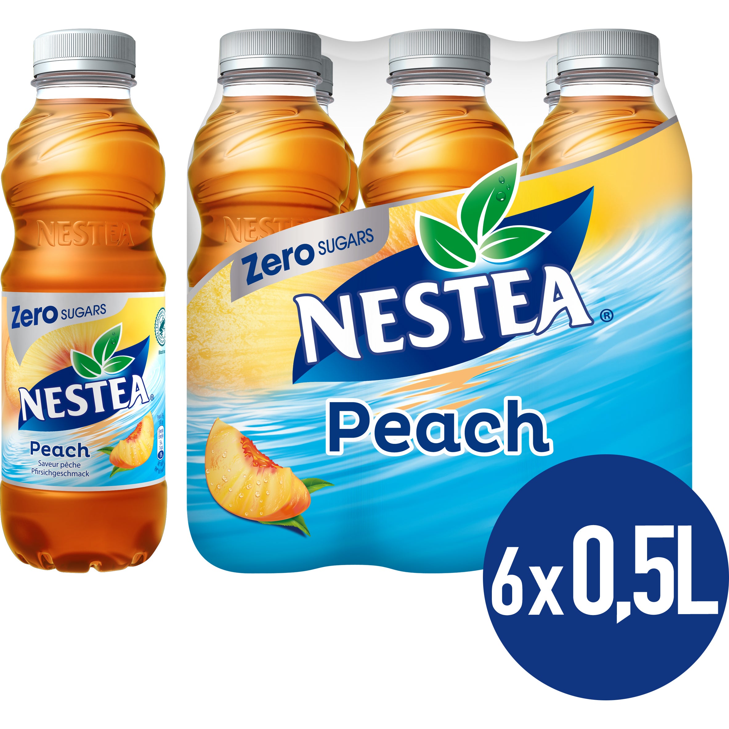 Nestle NESTEA – Ice Tea Zero, Pfirsich, zuckerfrei