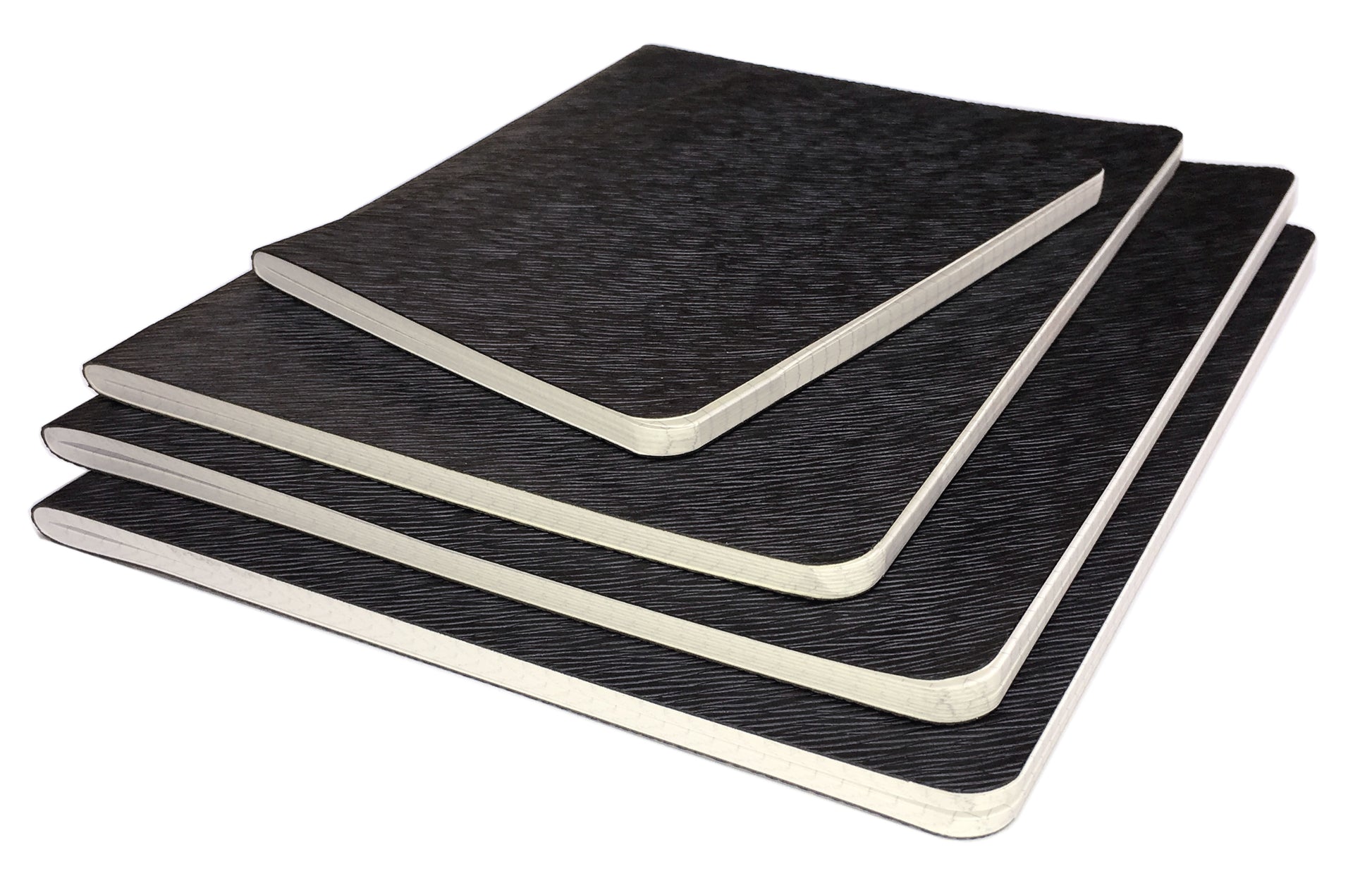 Neutral Wachstuchheft – A5 – kariert 4 mm – 72 Blatt – 80 g/m² – Wachstuch-Einband, schwarz