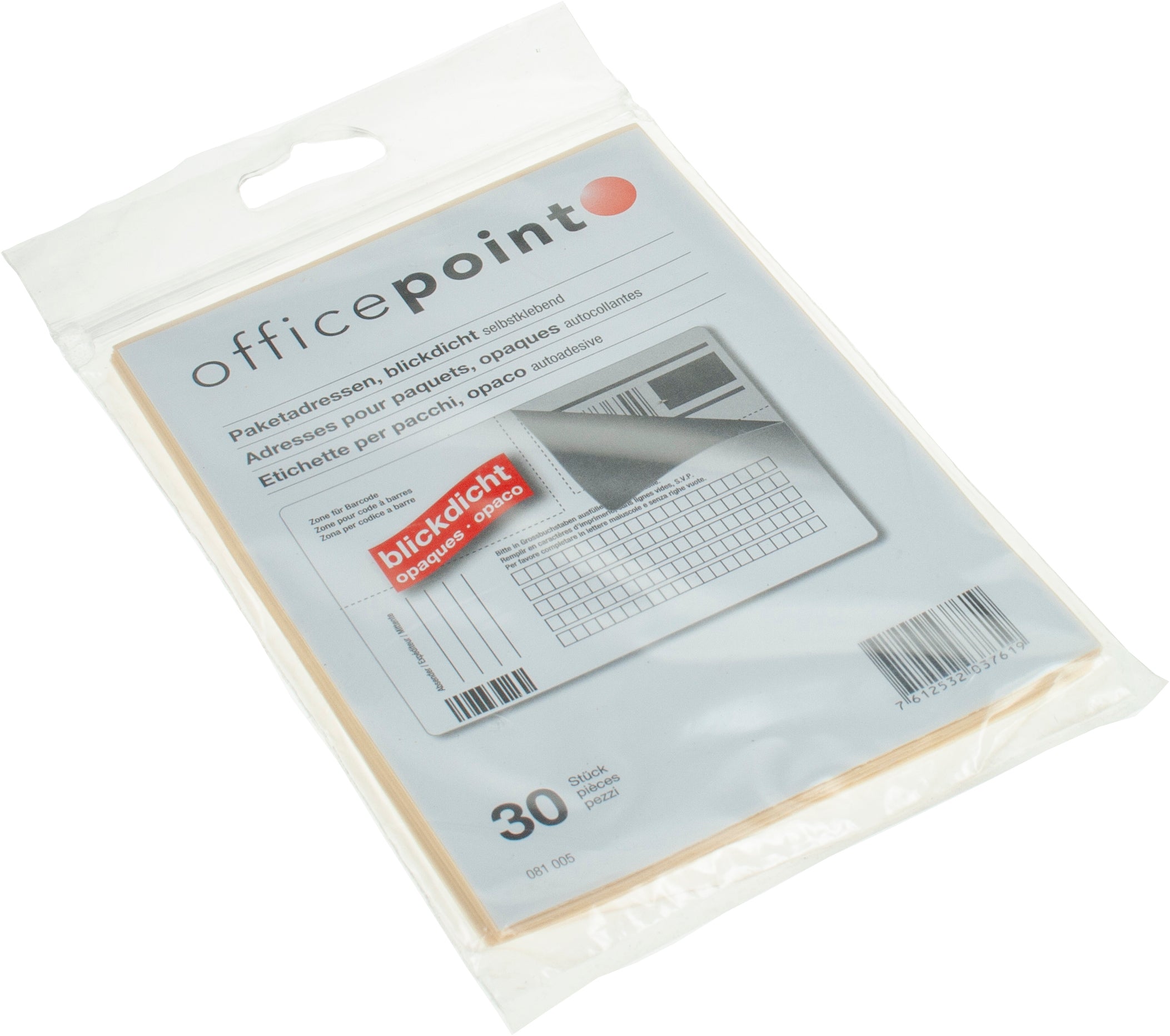 NEUTRAL Haftetiketten – rechteckig 105 × 148 mm, permanent, blickdicht
