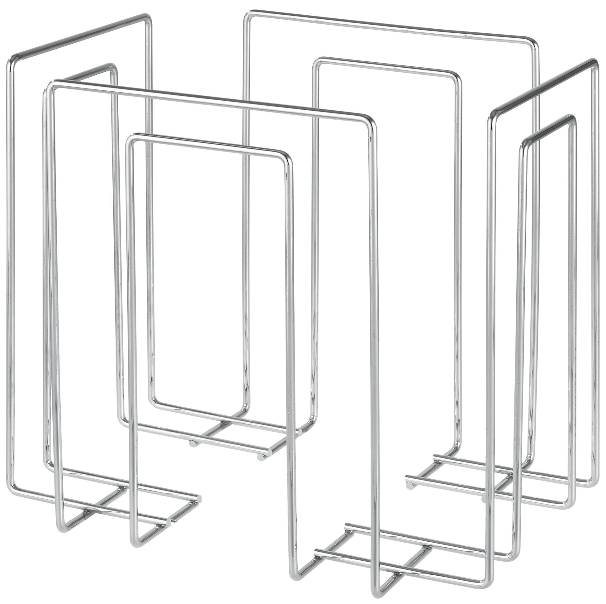 Neutral EASY 1114.OW Zeitschriftenständer – Metall – Chrom – für C4 – offener Boden – 390 × 275 × 340 mm