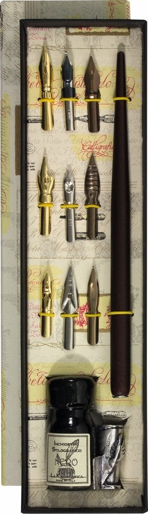 Neutral Kalligraphie Stift 1138223 – Kalligrafie-Set – 9 Spitzen – Schwarz