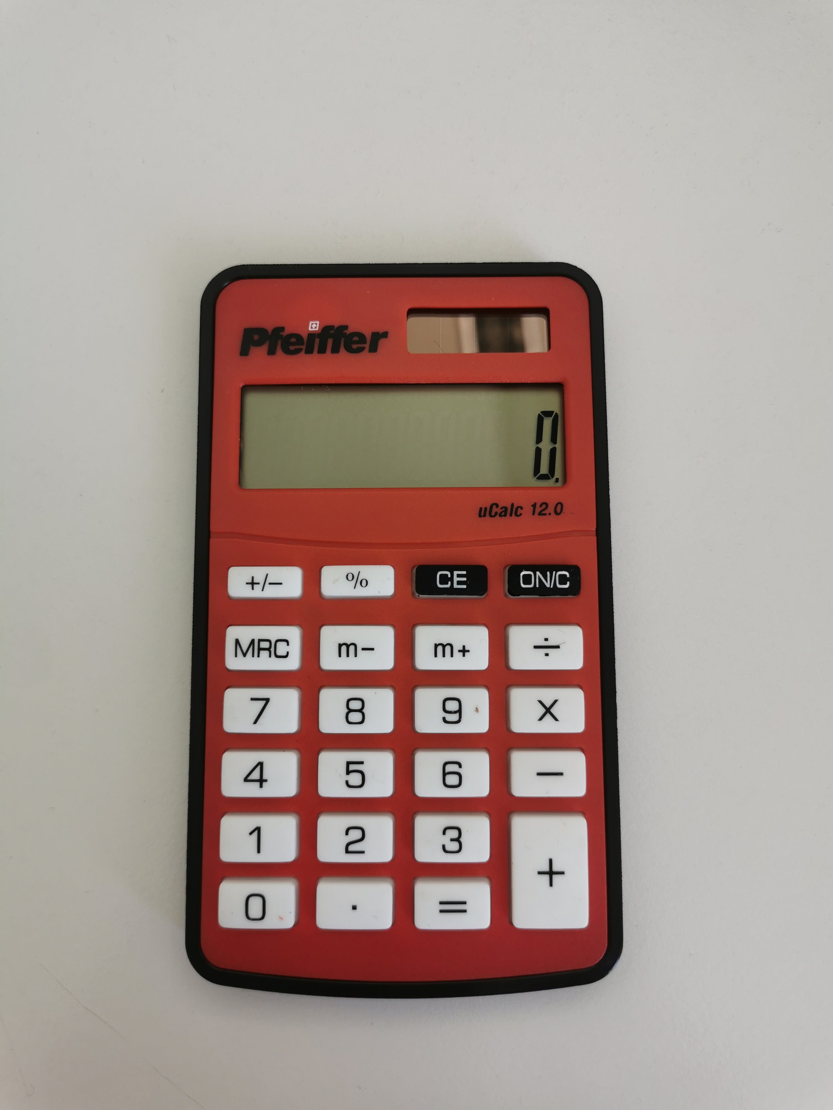 Neutral Taschenrechner 120 – 12-stellig – Solar/Batterie