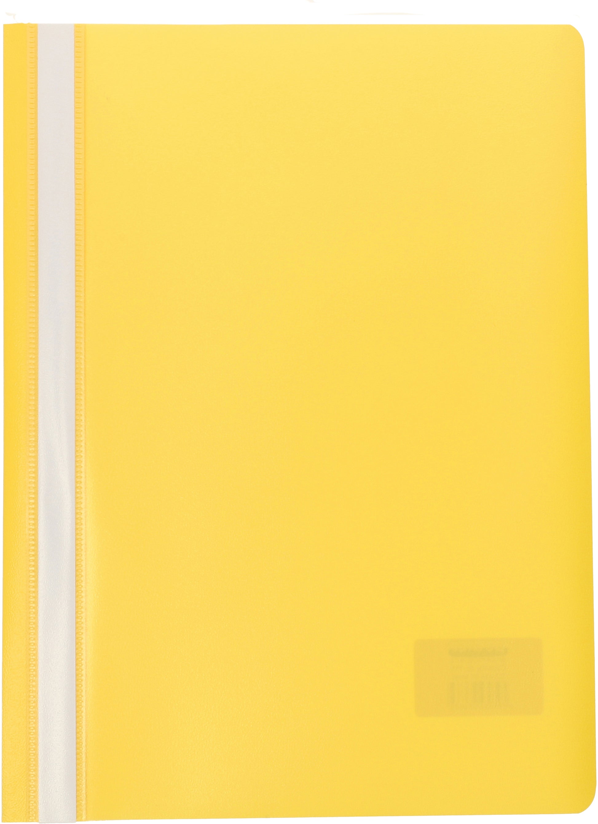 Neutral Kunststoff Schnellhefter A4, Gelb – Transparenter Vorderdeckel – 10 Stk