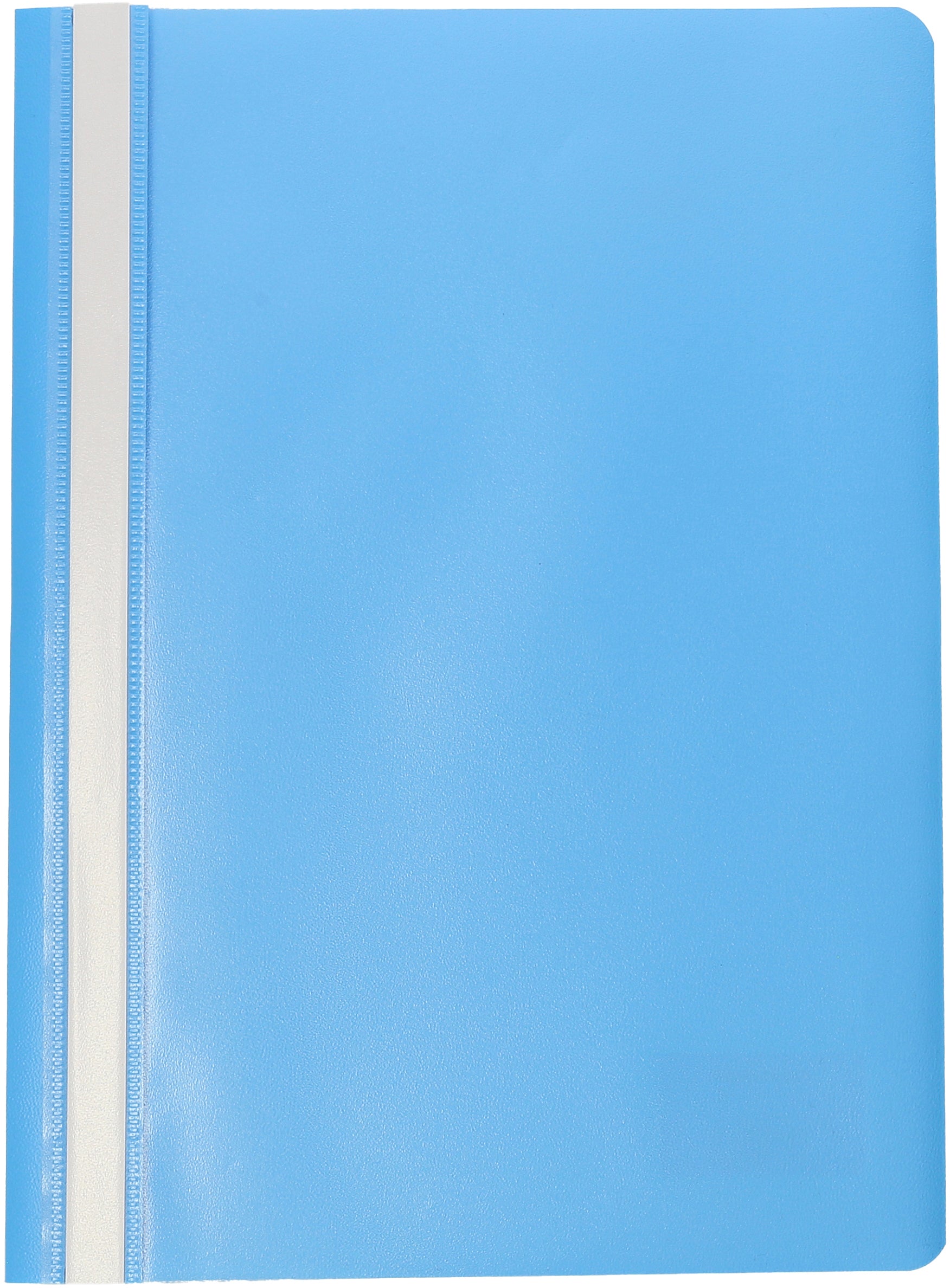Neutral Schnellhefter für A4, Kunststoff, Hellblau – Transparenter Vorderdeckel, Beschriftungsstreifen – 10 St