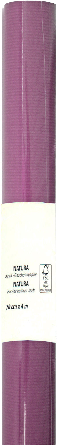 Neutral Geschenkpapier Natura Kraft Altrosa – 70 cm × 4 m – 70 g/m²