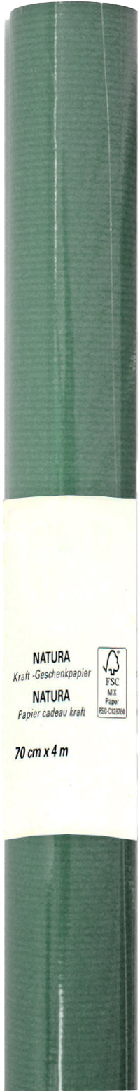 Neutral Natura Kraft Geschenkpapier Mint – 70 cm × 4 m – 70 g/m²