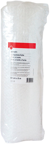 Neutral PERMAFIX Luftpolsterfolie – 50 cm × 5 m – transparent