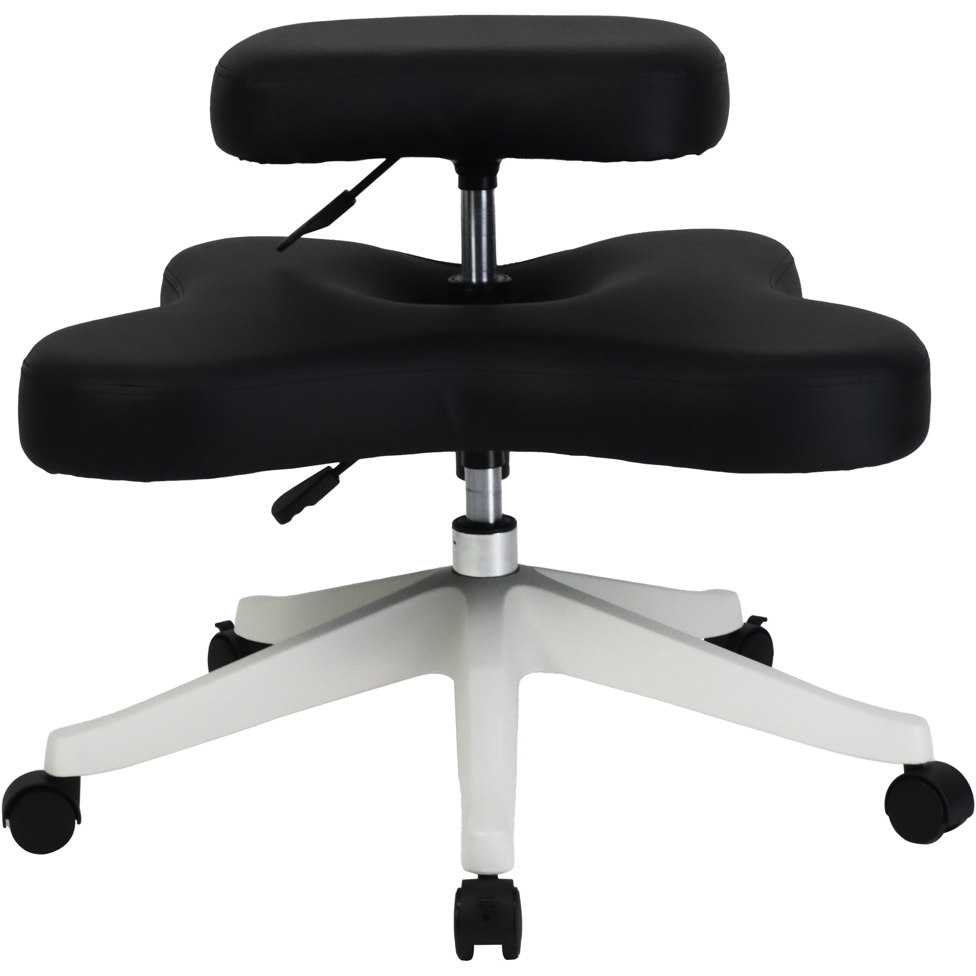 Neutral SUKHA 732434 Stehhocker – Schwarz/Weiss, höhenverstellbar, 64,5 cm