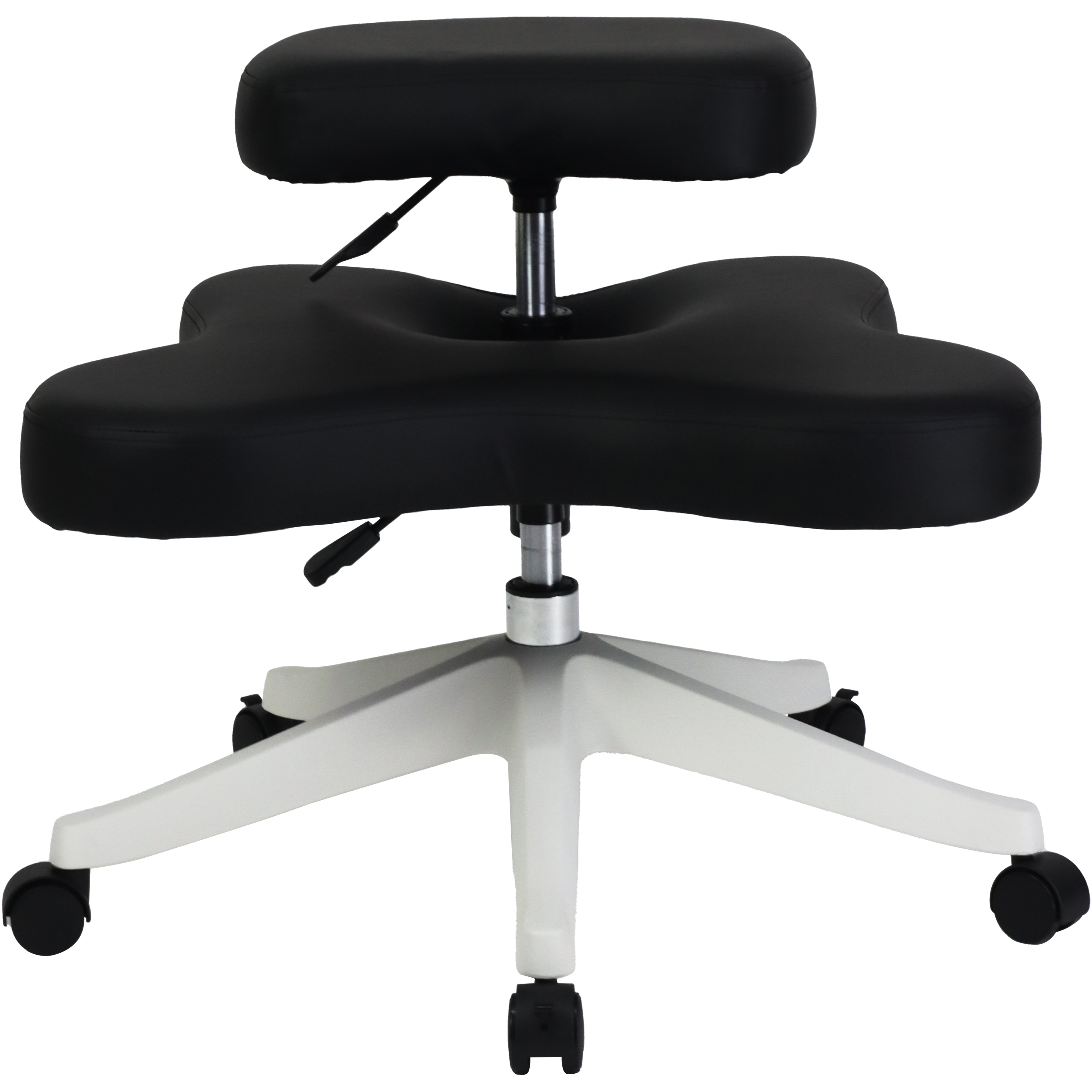 Neutral SUKHA 732434 Stehhocker – Schwarz/Weiss, höhenverstellbar, 64,5 cm