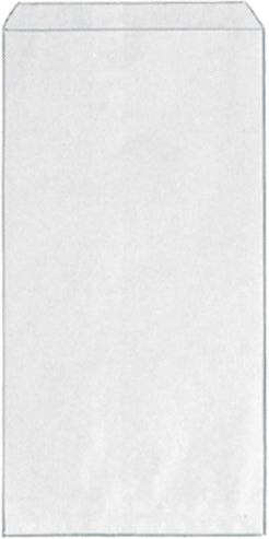Neutral Flachbeutel – 260 × 210 × 335 mm, Papier 50 g/m², unbedruckt, satiniert