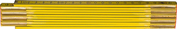 Neutral Gliedermeter A10072 – 2 m, Buche, Gelb