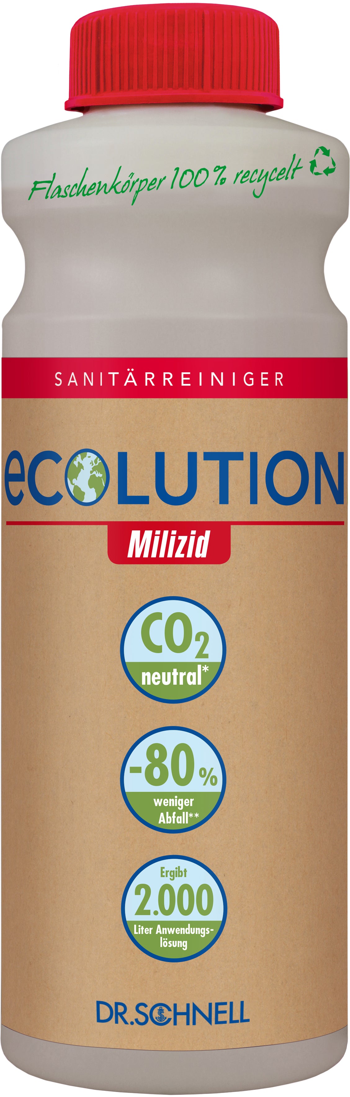 Neutral Ecolution Bad-/Kalkreiniger für DR.SCHNELL Dosiertechnik – Konzentrat, Flasche