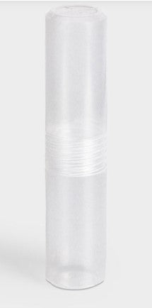 Neutral Versandhülse – Ø 74 × 625 mm, Gewinde-Deckel, transparent