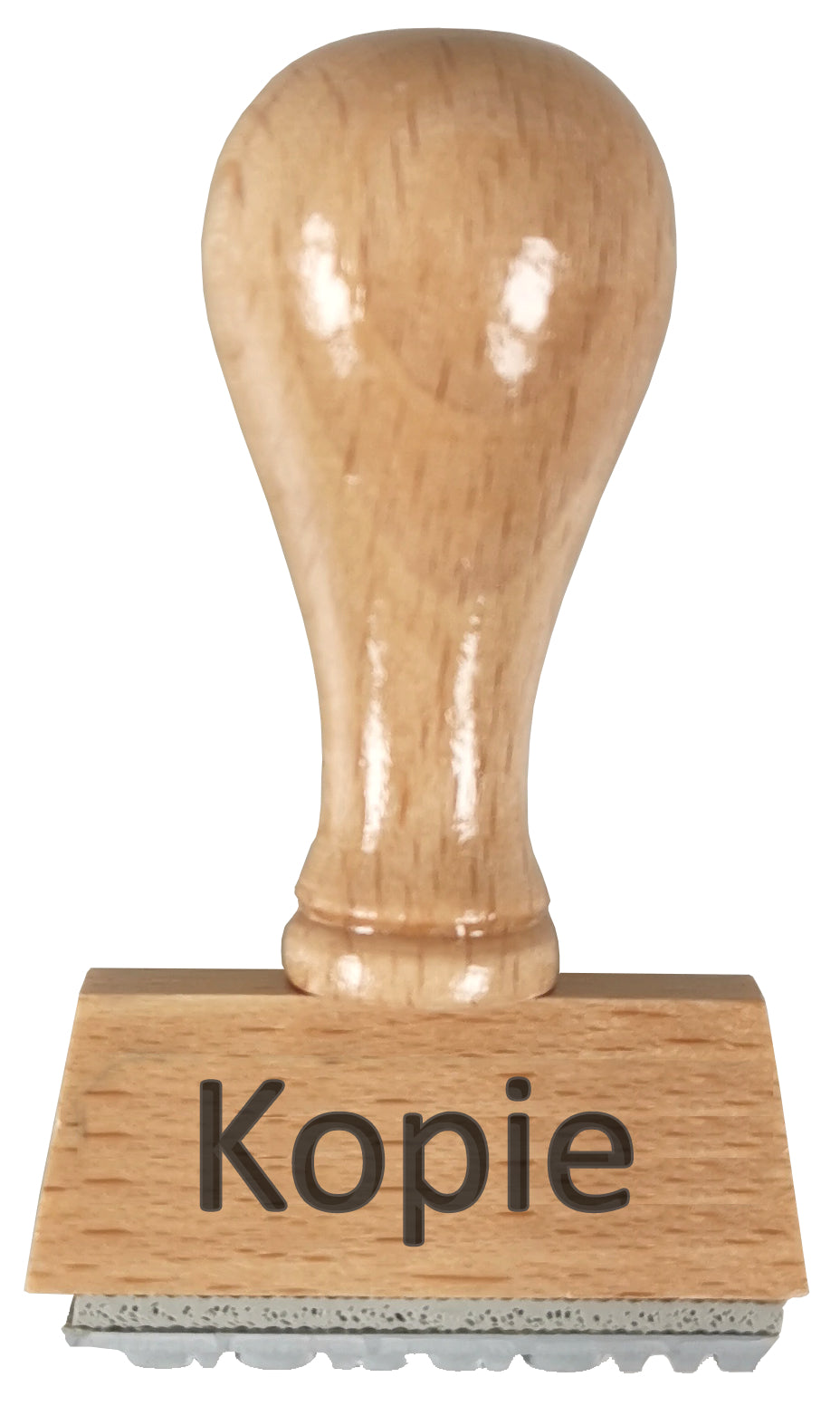 Neutral Lehrerstempel (Holz), Text/Motiv Kopie, Abdruck 26 × 28 mm