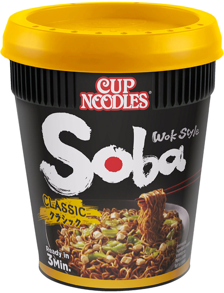 Nissin Soba Instantnudeln Classic Becher – 90 g
