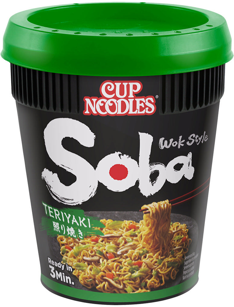 Nissin Soba Instantnudeln Teriyaki Becher