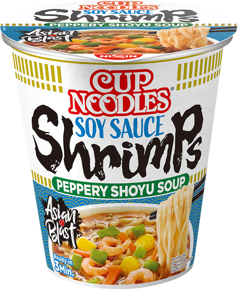 Nissin Cup Noodles Instantnudeln Crevetten Becher – 63 g
