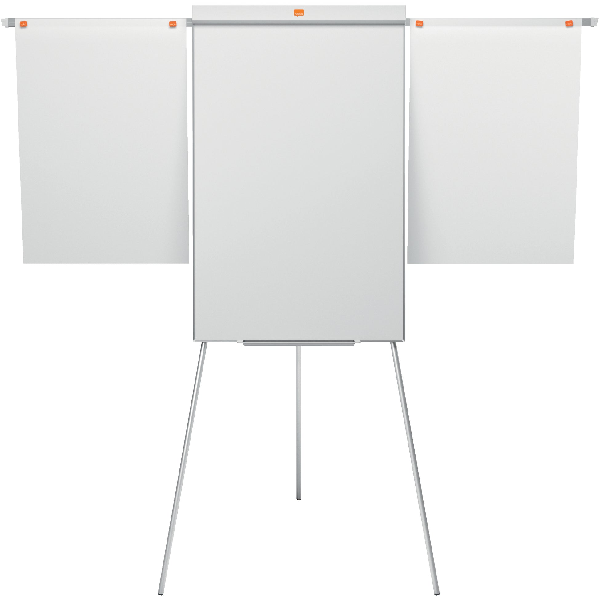 Nobo Impression Pro Flipchart Dreibein, magnetisch – 68,5 × 185 cm, mit 2 Seitenarmen