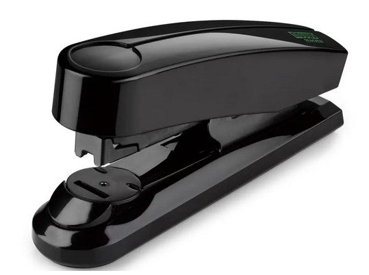 Novus re+new B4FC 0201 Flachheftgerät – 50 Blatt, für 24/6, 24/8, 26/6 und weitere, schwarz