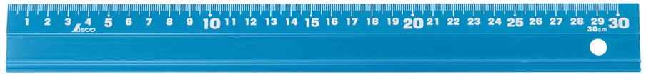NT Schneidelineal – Aluminium – 32,2 cm – Stahlkante, rutschfest – Blau