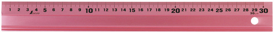 Nt Shinwa Schneidelineal – Aluminium – 32,2 cm – Stahlkante, rutschfest