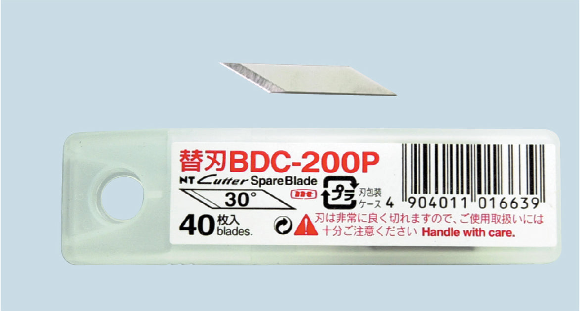 NT BDC-200P – Ersatzklingen 30°, 40 Stk., für Typ D, Typ SW, C-400P und i.C-1500P