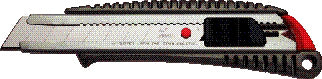NT L-500GRP – Abbrechmesser 18 mm, Aluminiumgehäuse, inkl. 1 Klinge