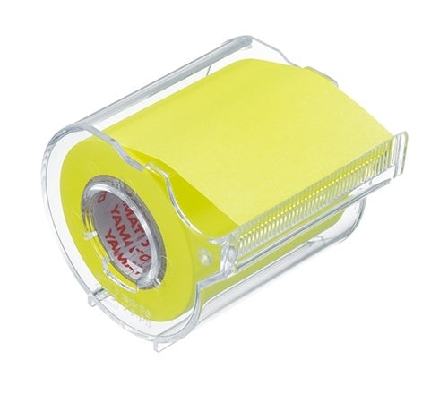 NT Haftnotizen auf Rolle – 10 m × 50 mm – gelb, vollflächig klebend