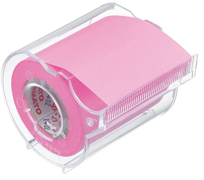 Nt Haftnotizen auf Rolle – 10 m × 50 mm – Rosa, vollflächig klebend