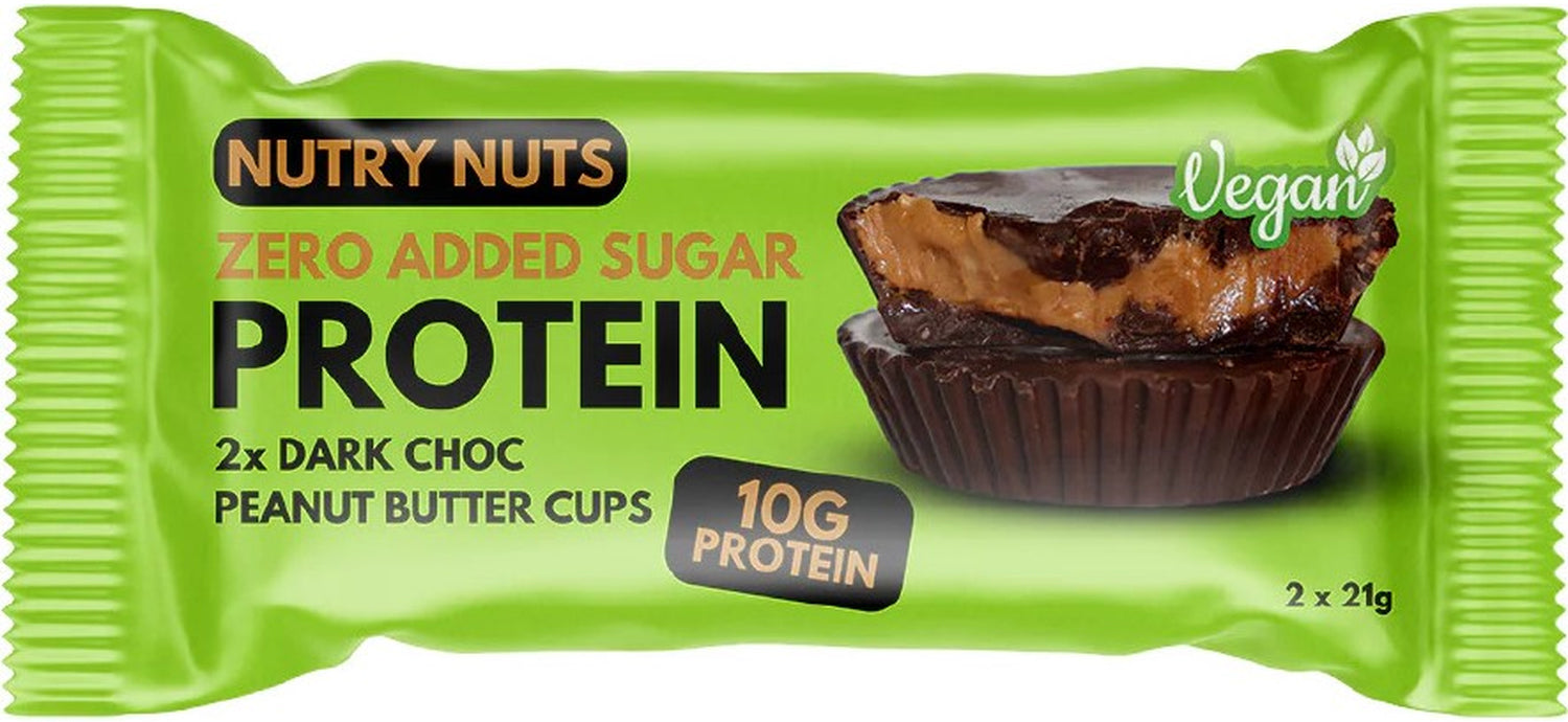 Nutrynuts Peanut Butter Cups – Dunkle Schokolade, Protein, Vegan