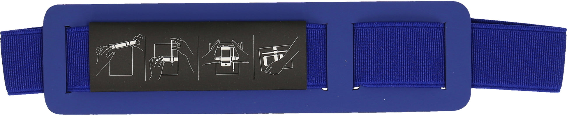 Nuuna Stiftschlaufe für nuuna Notizbücher (Grösse L) – Leder (recycelt), blau, 45 × 5 × 185 mm