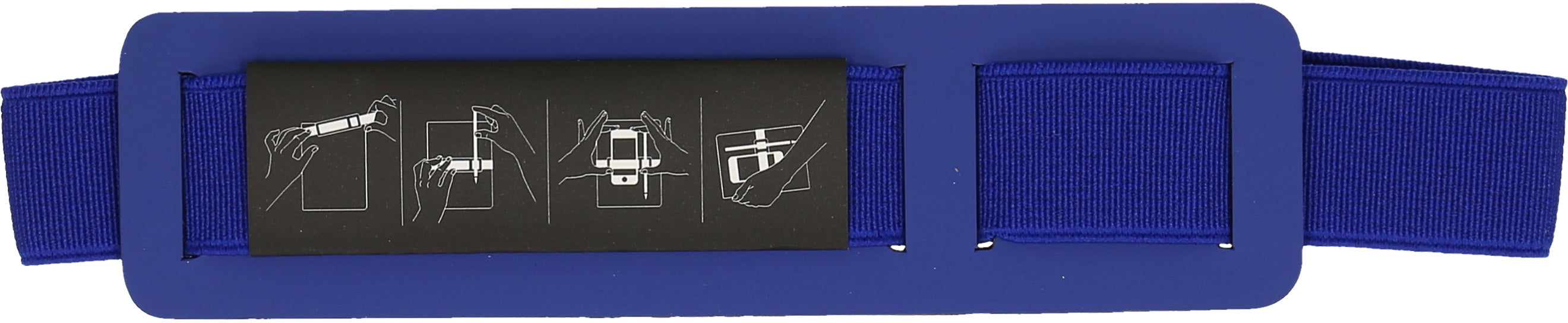 Nuuna Stiftschlaufe für nuuna Notizbücher (Grösse L) – Leder (recycelt), blau, 45 × 5 × 185 mm
