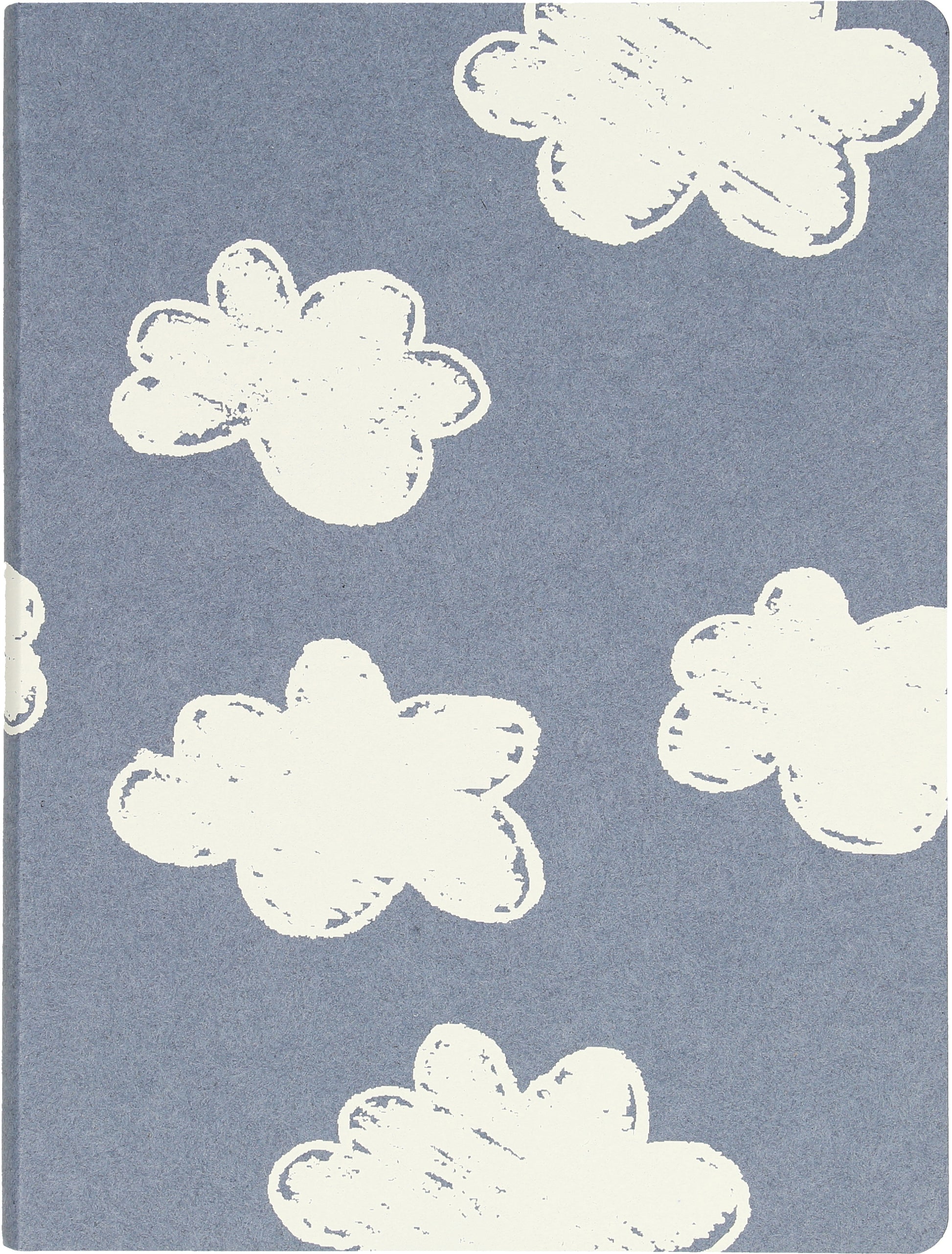 nuuna Notizbuch – 165 × 220 mm – punktiert – 256 Seiten – 120 g/m² – Softcover – blau/weiss