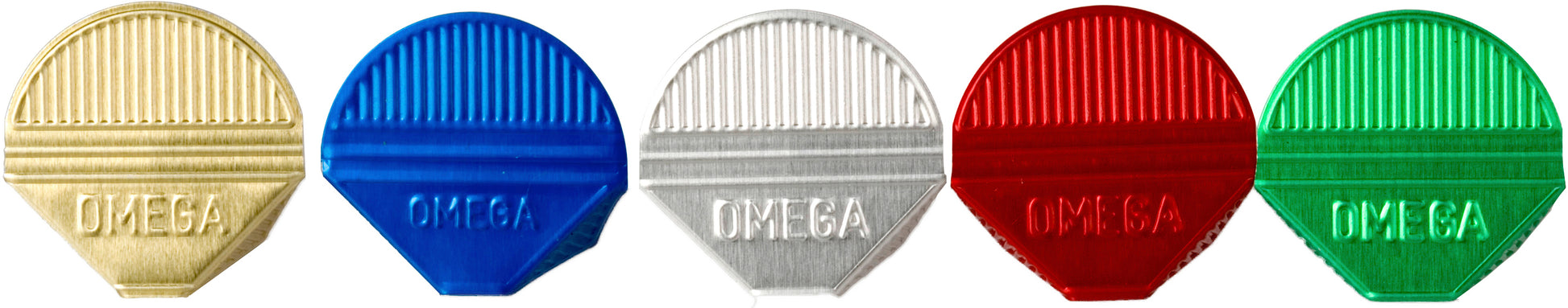 Omega Eckklammern 79×28 mm – mehrfarbig – 100 Stk.