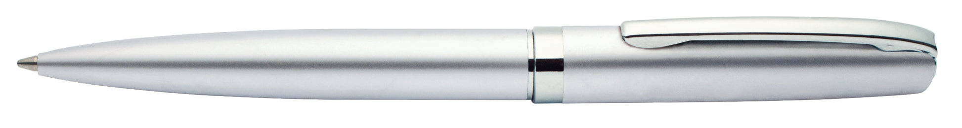 Online Eleganza Silber Kugelschreiber – Schwarz, Dreh, Metall, Grossraummine