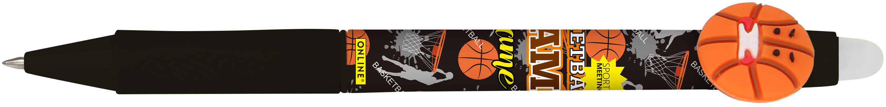 Online MAGIXX Basketball 35391/3D Gelschreiber – blau, Spitze 0,7 mm, radierbar, nachfüllbar, 3er-Set
