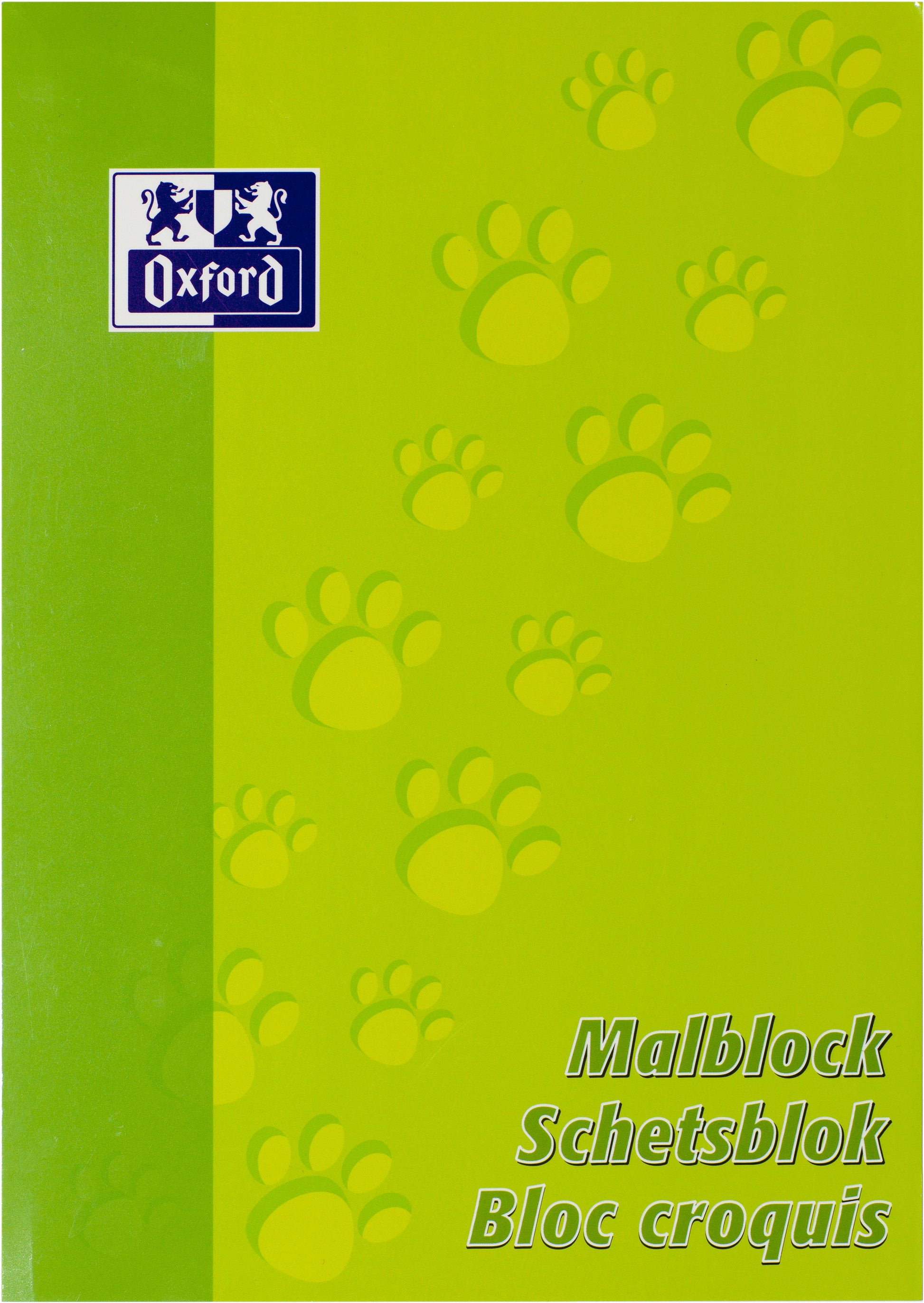 Oxford Skizzenblock – A4 – 90 g/m² – 100 Blatt, Grün