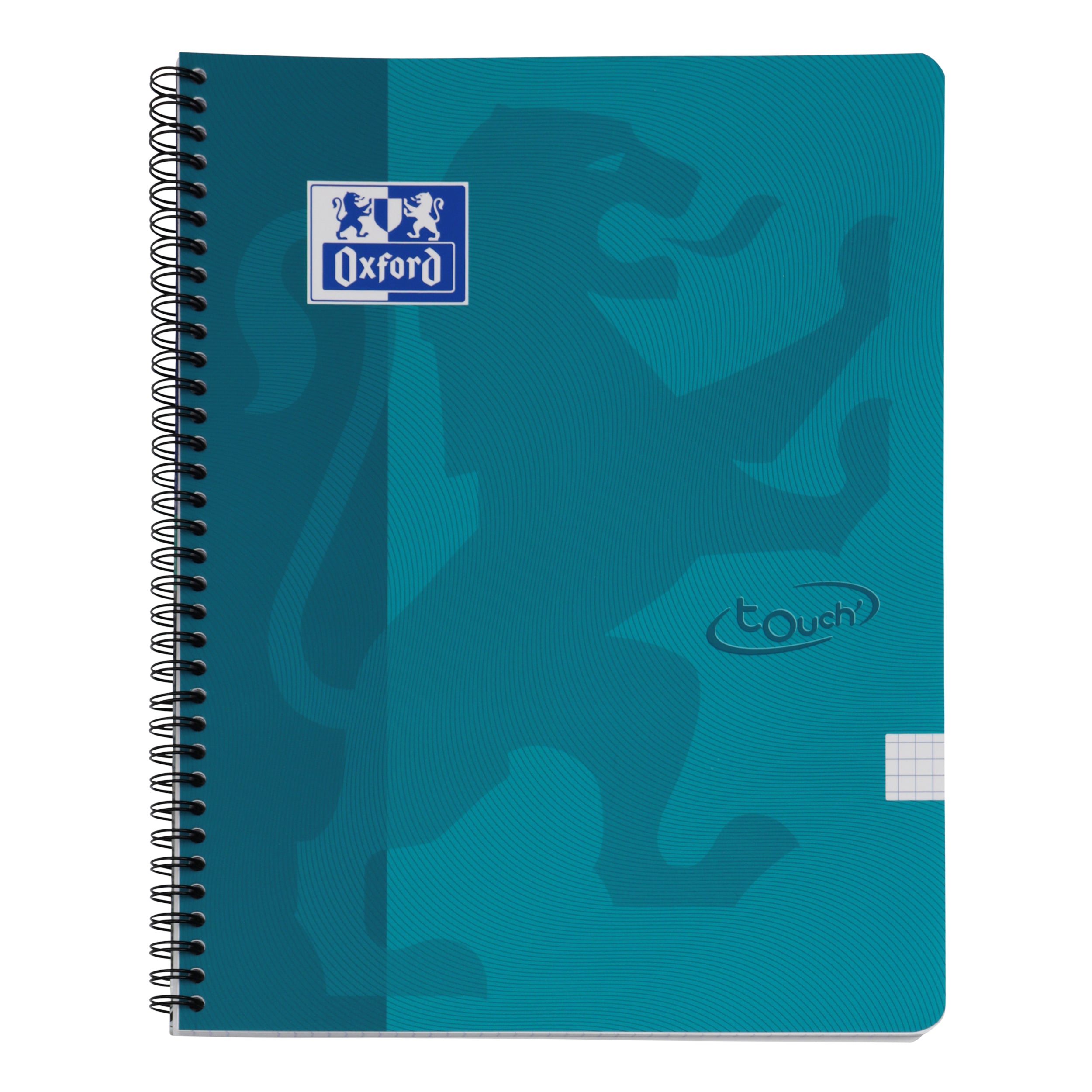Elba Oxford Spiralheft – A4 – Doppelspirale, Soft-Touch Umschlag, SCRIBZEE kompatibel, Blau, EU Ecolabel