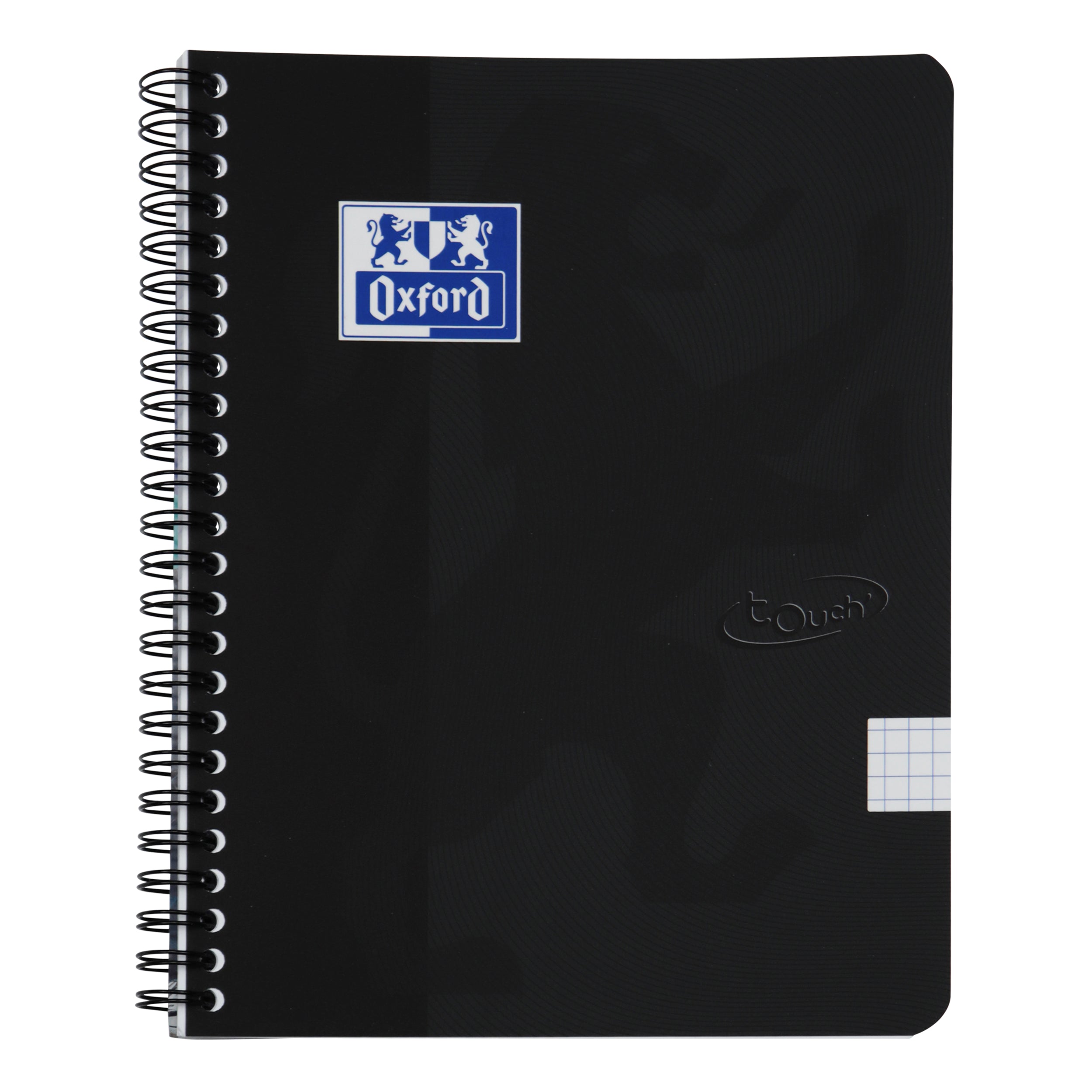 Elba Oxford Spiralheft – A5 – 140 Seiten – 90 g/m² – Doppelspirale, SCRIBZEE kompatibel, Schwarz